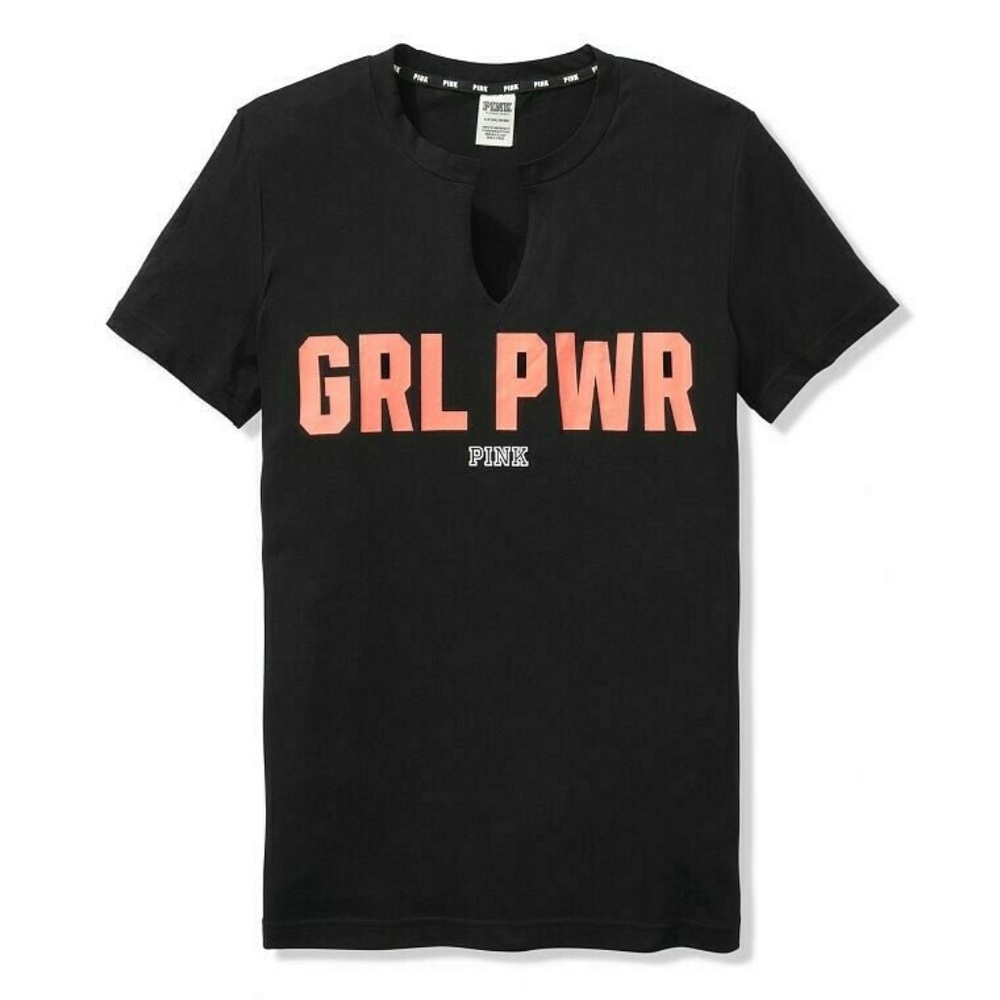 Victoria's Secret Pink GRL PWR Campus Tee